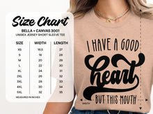 I Have A Good Heart But This Mouth Unisex Jersey Tee