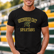 Greenbrier East Spartans Classic Helmet - Black shirt - GE0016