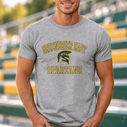 Greenbrier East Spartans Classic Helmet - Sport Grey shirt - GE0016