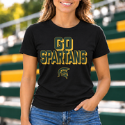 Greenbrier East Go Spartans - Black shirt - GE0017