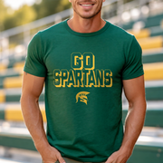 Greenbrier East Go Spartans - Dark Green shirt - GE0017