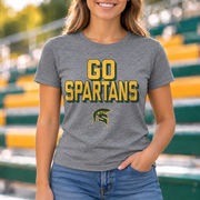 Greenbrier East Go Spartans - Graphite Heather shirt - GE0017