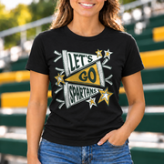 Greenbrier East Let's Go Spartans Pennants - Black shirt - GE0018