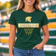 Greenbrier East Spartans Basketball - Dark Green shirt - GE0019