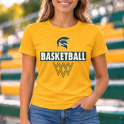 Greenbrier East Spartans Basketball - Gold shirt - GE0019