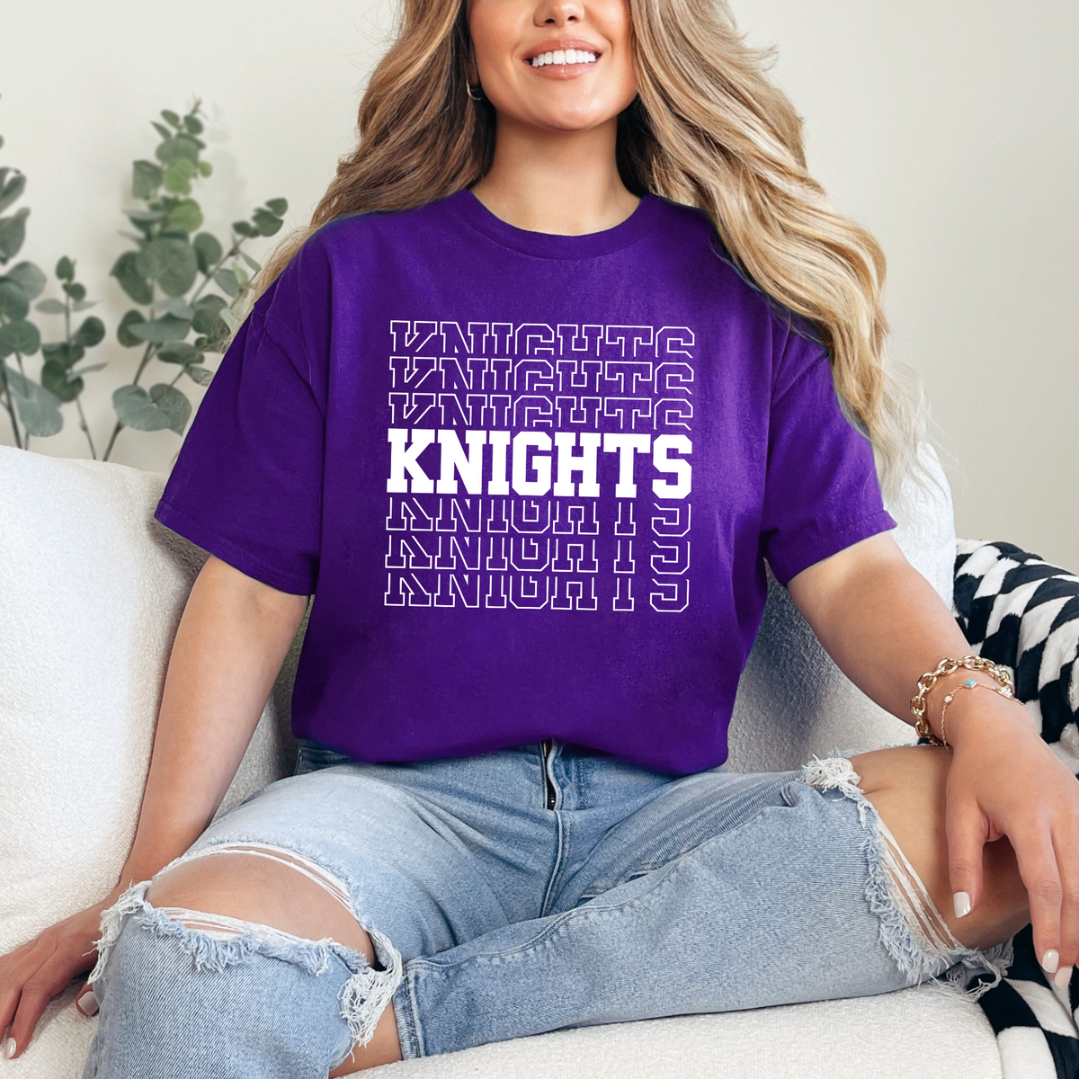 Knights Knights Knights Girly T-Shirt/Crewneck/Hoodie - EG0016