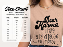 Dear Karma List of People You Missed Short Sleeve Tee