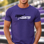 James Monroe Cross Country T-shirt in Purple - JM0051