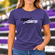 James Monroe Cross Country T-shirt in Purple - JM0051