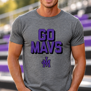 James Monroe Go Mavs T-shirt in Graphite Heather - JM0056