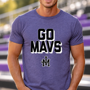 James Monroe Go Mavs T-shirt in Heather Purple - JM0056