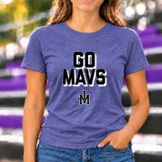 James Monroe Go Mavs T-shirt in Heather Purple - JM0056