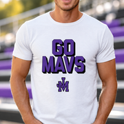 James Monroe Go Mavs T-shirt in White - JM0056