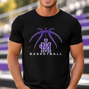 James Monroe JM Basketball T-shirt in Black - JM0062