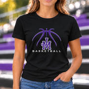 James Monroe JM Basketball T-shirt in Black - JM0062