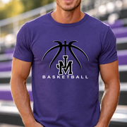 James Monroe JM Basketball T-shirt in Purple - JM0062
