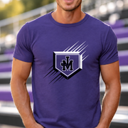 James Monroe JM Shield T-shirt in Purple - JM0050