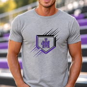 James Monroe JM Shield T-shirt in Sport Grey - JM0050
