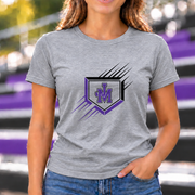 James Monroe JM Shield T-shirt in Sport Grey - JM0050