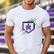 James Monroe JM Shield T-shirt in White - JM0050