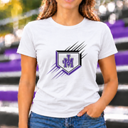 James Monroe JM Shield T-shirt in White - JM0050