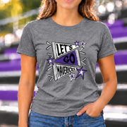 James Monroe Let's Go Mavericks T-shirt in Graphite Heather - JM0058