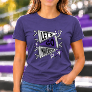 James Monroe Let's Go Mavericks T-shirt in Purple - JM0058