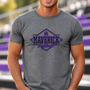 James Monroe Maverick Softball T-shirt in Graphite Heather - JM0052