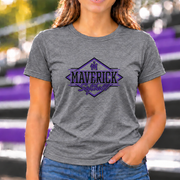 James Monroe Maverick Softball T-shirt in Graphite Heather - JM0052