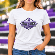 James Monroe Maverick Softball T-shirt in White - JM0052