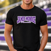 James Monroe Mavericks Arch Script T-shirt in Black - JM0059