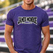 James Monroe Mavericks Arch Script T-shirt in Purple - JM0059