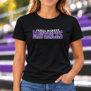 James Monroe Mavericks Classic Mascot T-shirt in Black - JM0061