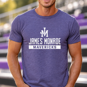 James Monroe Mavericks JM Classic T-shirt in Heather Purple - JM0055