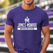 James Monroe Mavericks JM Classic T-shirt in Purple - JM0055