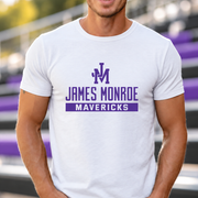 James Monroe Mavericks JM Classic T-shirt in White - JM0055
