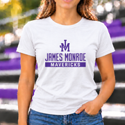 James Monroe Mavericks JM Classic T-shirt in White - JM0055