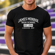 James Monroe Varsity T-shirt in Black - JM0011