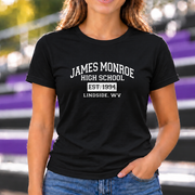 James Monroe Varsity T-shirt in Black - JM0011