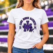 Interlocking JM with Maverick T-shirt in White - JM0012
