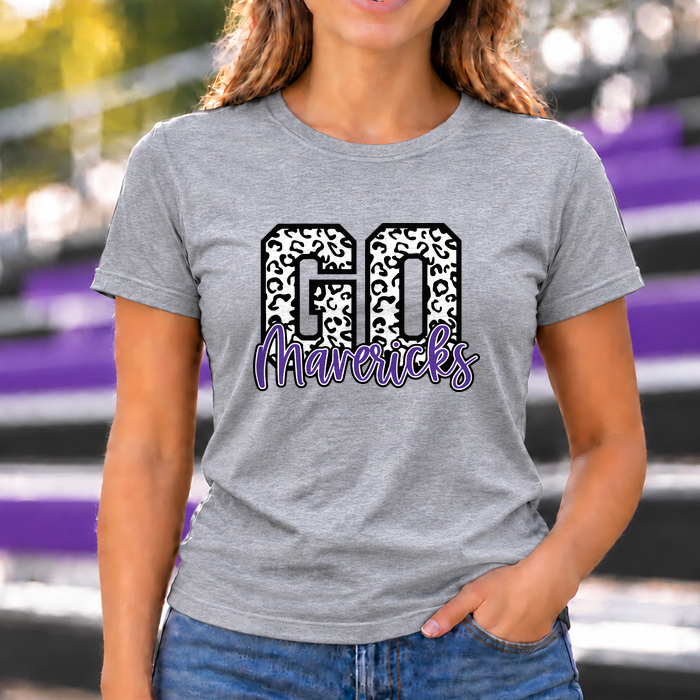 Go Mavericks Leopard Print T-Shirt/Crewneck/Hoodie - JM0024