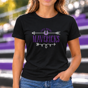 James Monroe Mavericks Arrows T-shirt in Black - JM0029