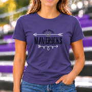 James Monroe Mavericks Arrows T-shirt in Purple - JM0029