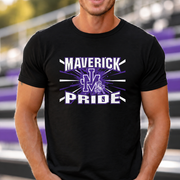 James Monroe Maverick Pride Burst T-shirt in Black - JM0030