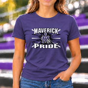 James Monroe Maverick Pride Burst T-shirt in Purple - JM0030