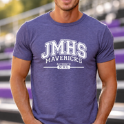 JMHS Mavericks Authentic T-shirt in Heather Purple - JM0039