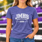 JMHS Mavericks Authentic T-shirt in Heather Purple - JM0039