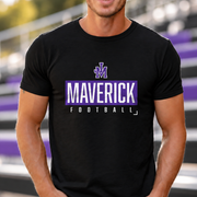 James Monroe Maverick Football Box T-shirt in Black - JM0042