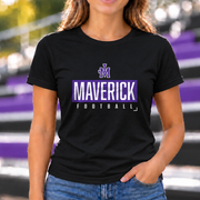 James Monroe Maverick Football Box T-shirt in Black - JM0042