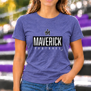 James Monroe Maverick Football Box T-shirt in Heather Purple - JM0042
